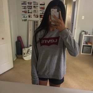 levi’s women’s grey sweater
